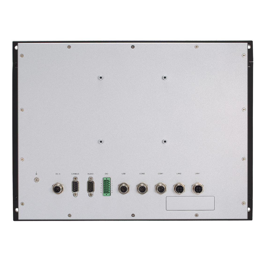 15 inch Railway Touch Panel PC Axiomtek GOT715S back view