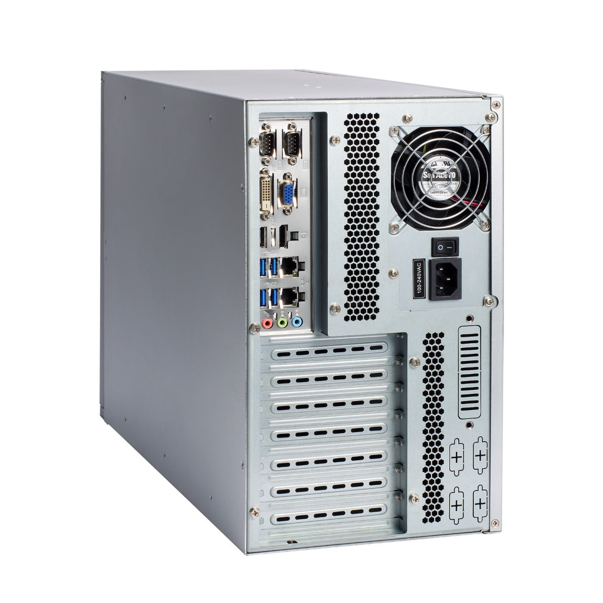 Industrial GPU Workstation iHPC100 Back