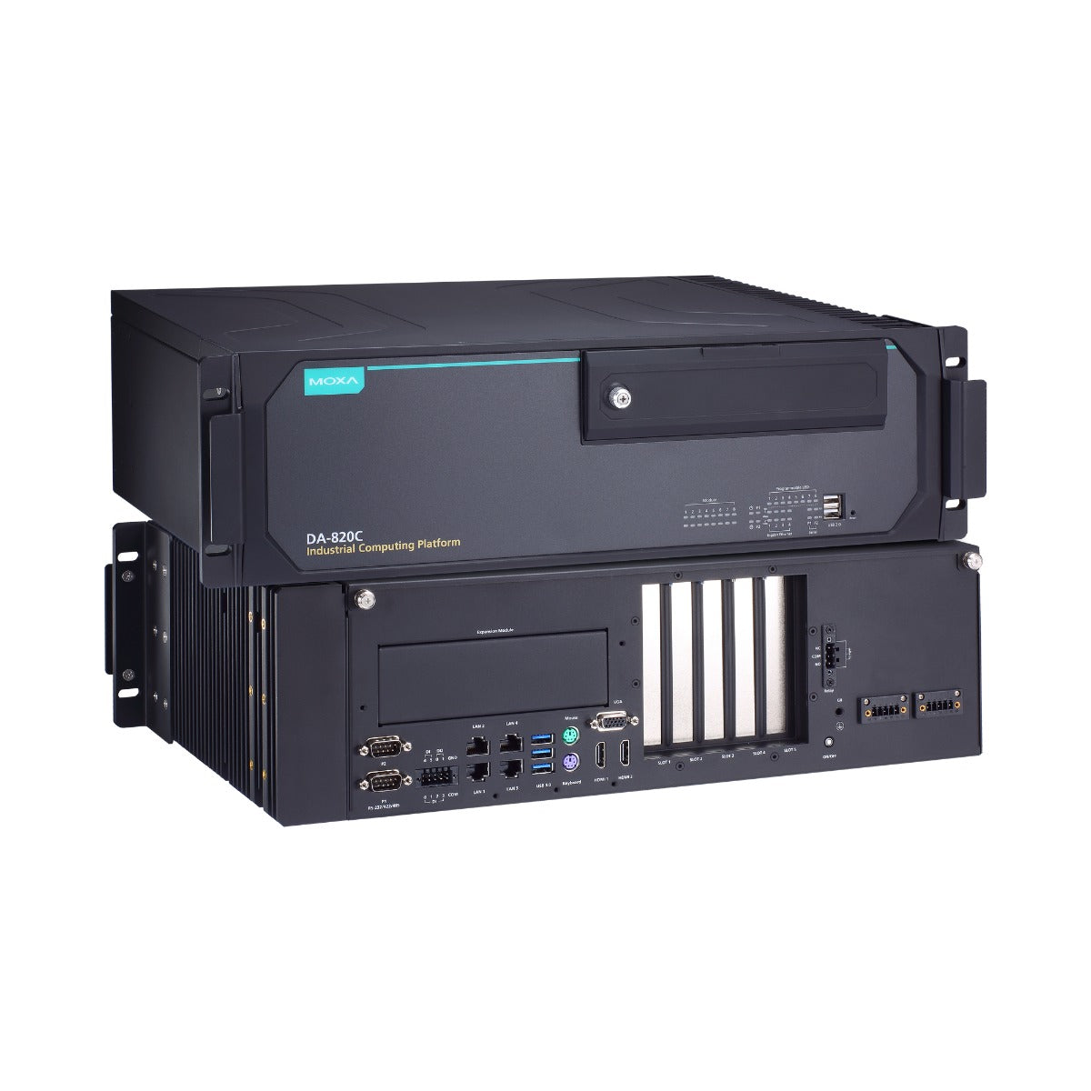 3U Rackmount Power Substation Computer | Moxa DA-820C series