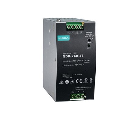 Moxa 240W Din - Rail Power Supply NDR - 240 - 48 - TNS Asia Pacific Pte Ltd