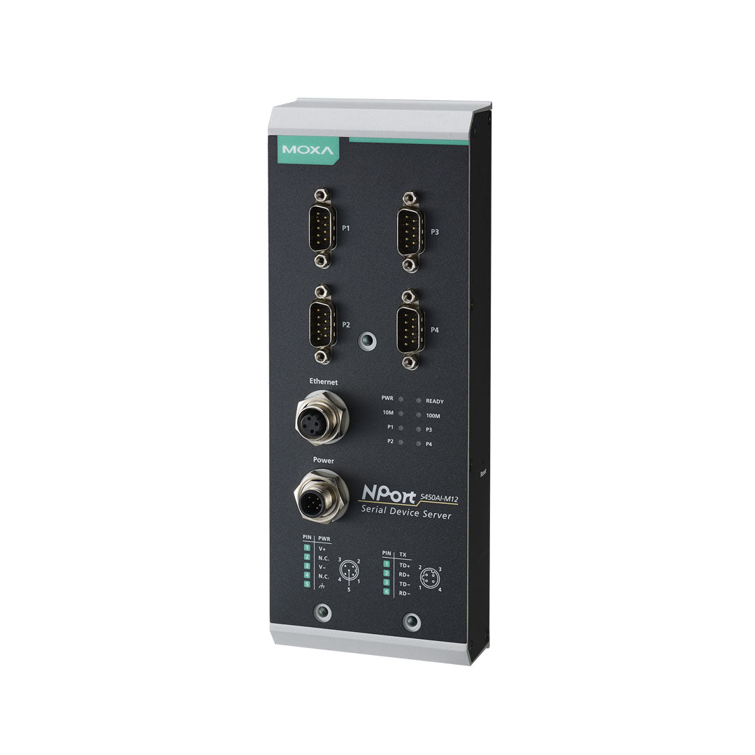 Moxa Device Server Nport 5450AI - M12 - TNS Asia Pacific Pte Ltd