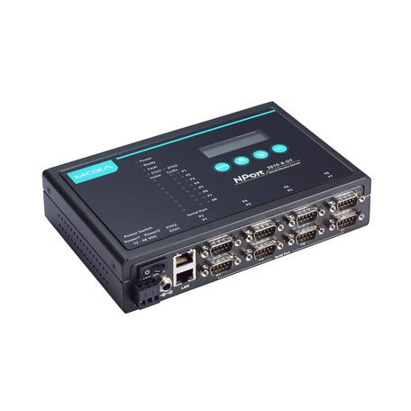 Device Server NPort 5650-8-DT Desktop Side view