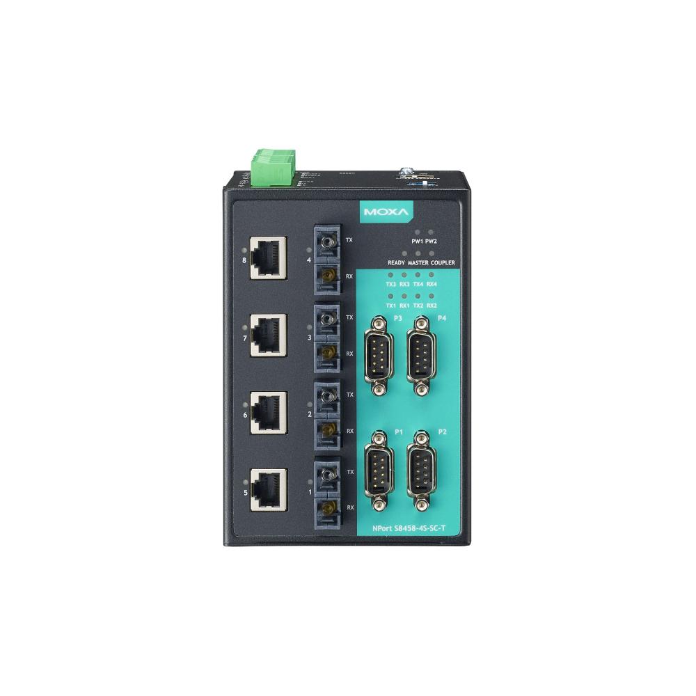 Moxa Nport S8458-4SC-T