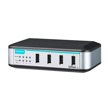 USB 2.0 Hub Moxa UPort 204 - side view