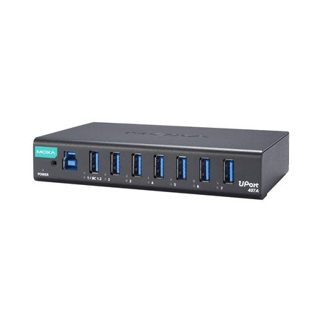 Moxa Industrial USB 3.2 Hub Uport 407A