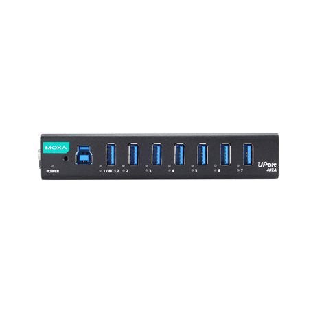 Moxa Industrial USB 3.2 Hub Uport 407A - TNS Asia Pacific Pte Ltd
