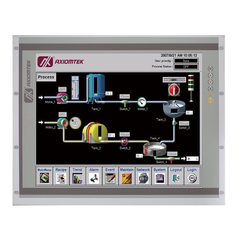 Axiomtek 19 inch Industrial Touch Monitor P6191 - V3 - TNS Asia Pacific Pte Ltd
