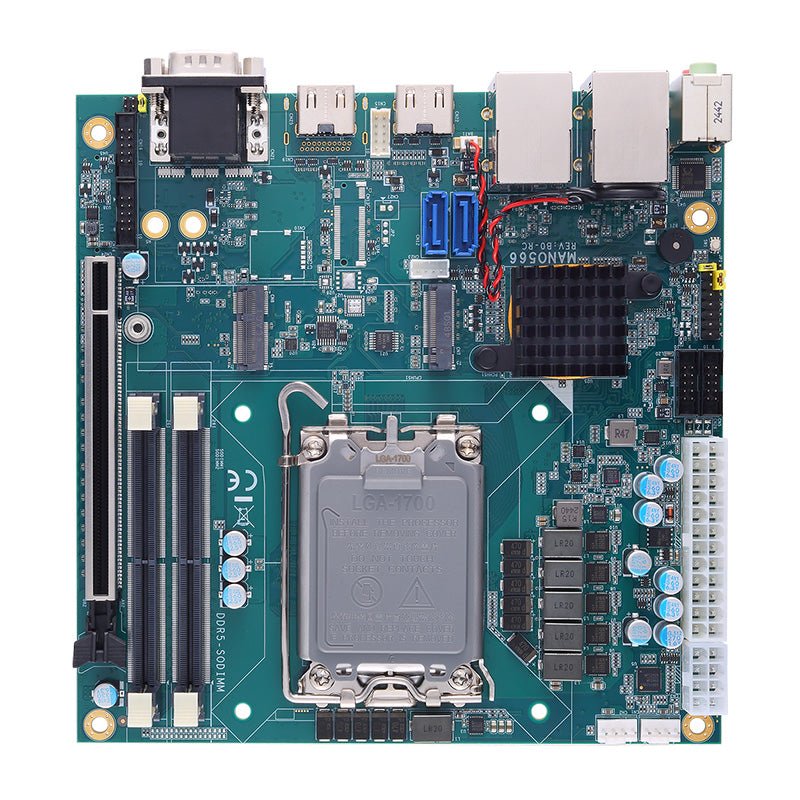 Axiomtek Mini ITX Motherboard MANO566 - TNS Asia Pacific Pte Ltd