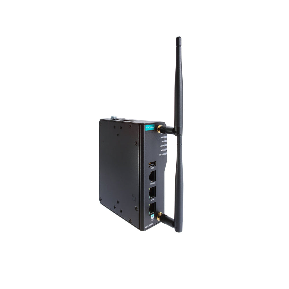 industrial wifi 6 access point moxa awk-3262a side view