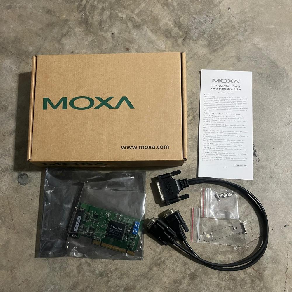 Moxa PCI Board CP - 112UL - TNS Asia Pacific Pte Ltd