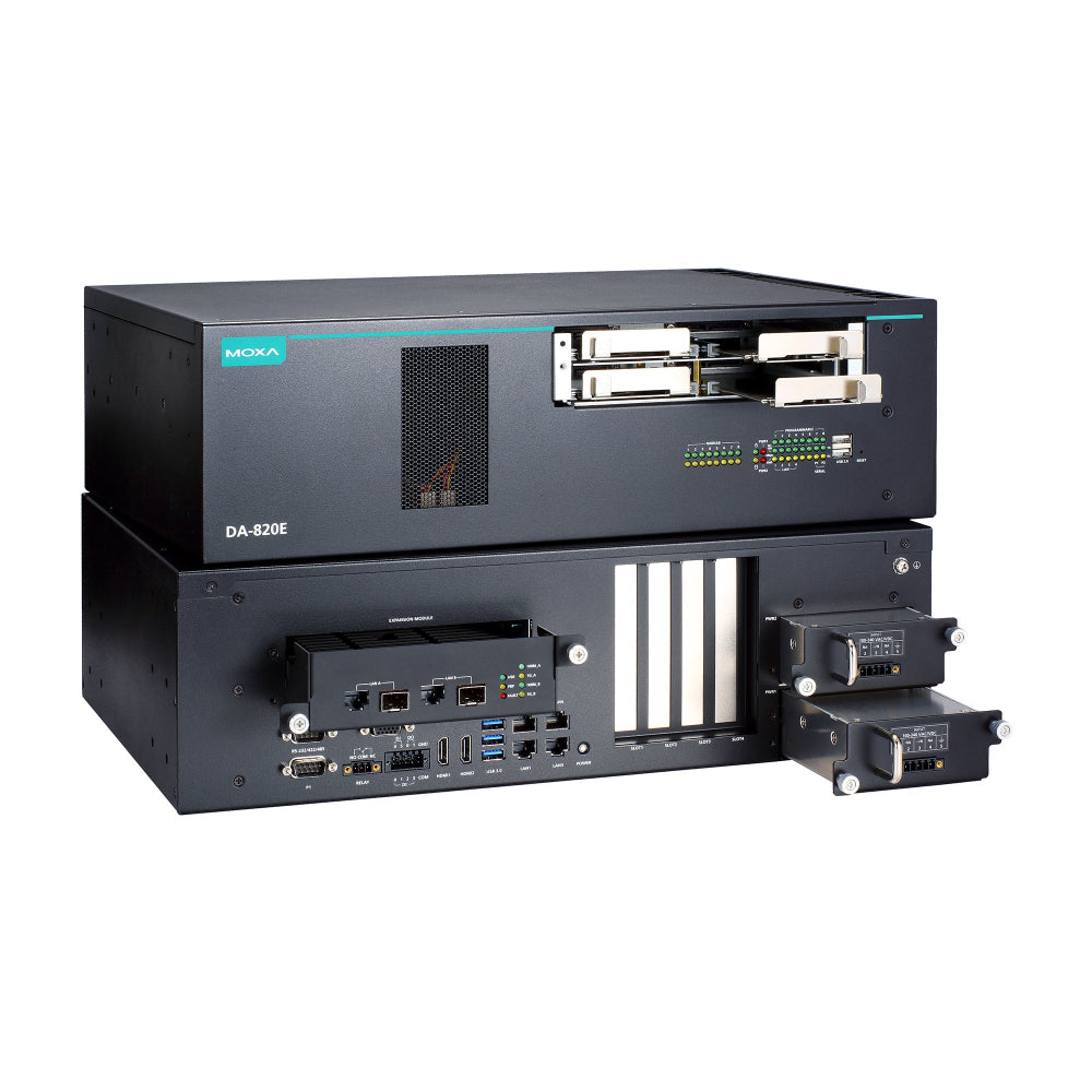 IEC 61850-3 certified 3U rackmount computer Moxa DA-820e