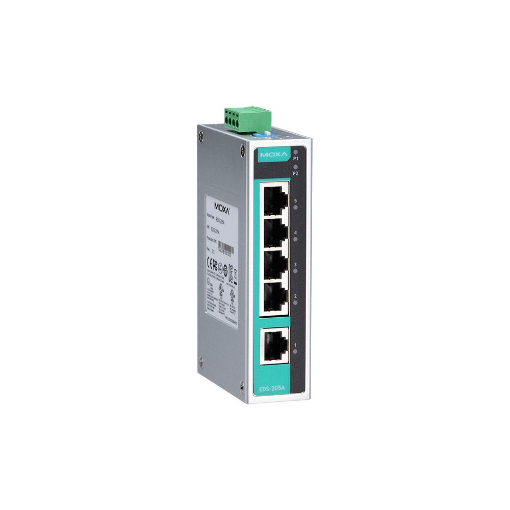 Moxa Ethernet Switch EDS 205A Series - TNS Asia Pacific Pte Ltd