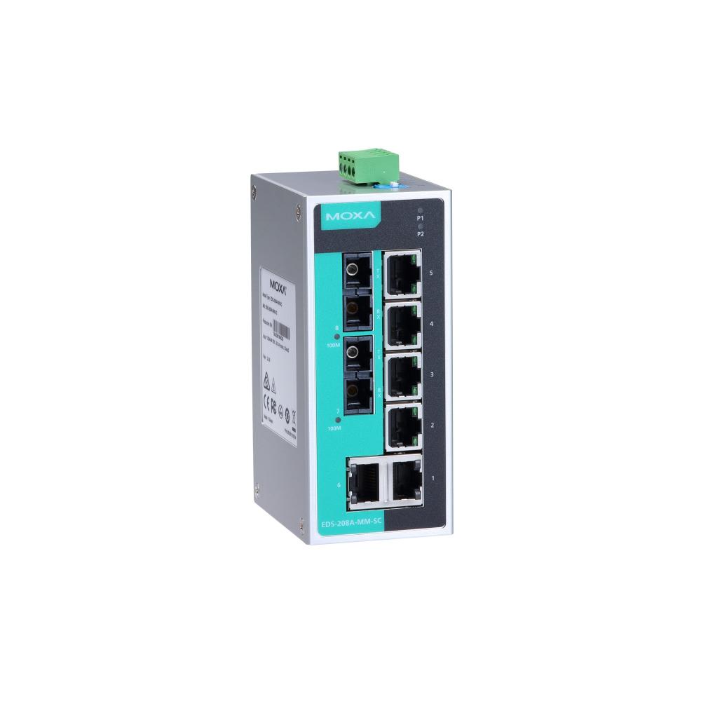 Moxa Ethernet Switch EDS 208A Series - TNS Asia Pacific Pte Ltd