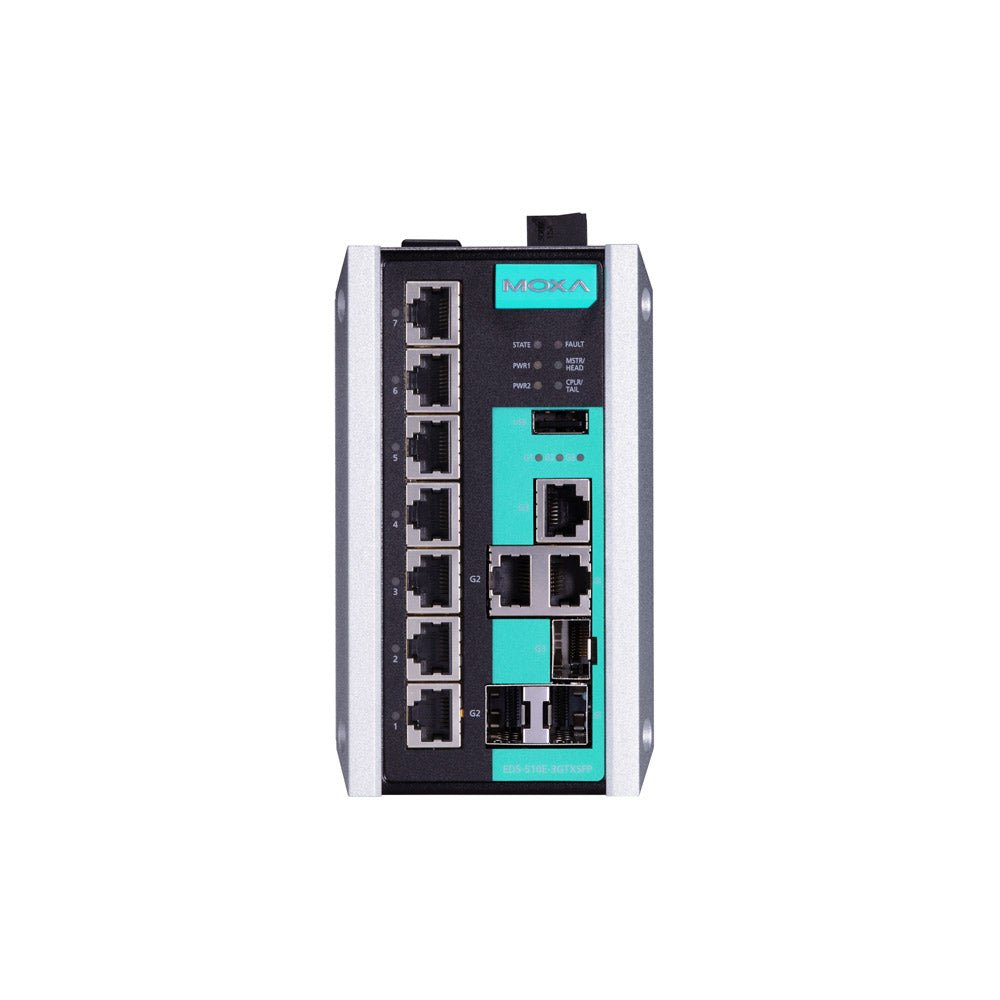 Moxa Ethernet Switch EDS 510E - 3GTXSFP - TNS Asia Pacific Pte Ltd