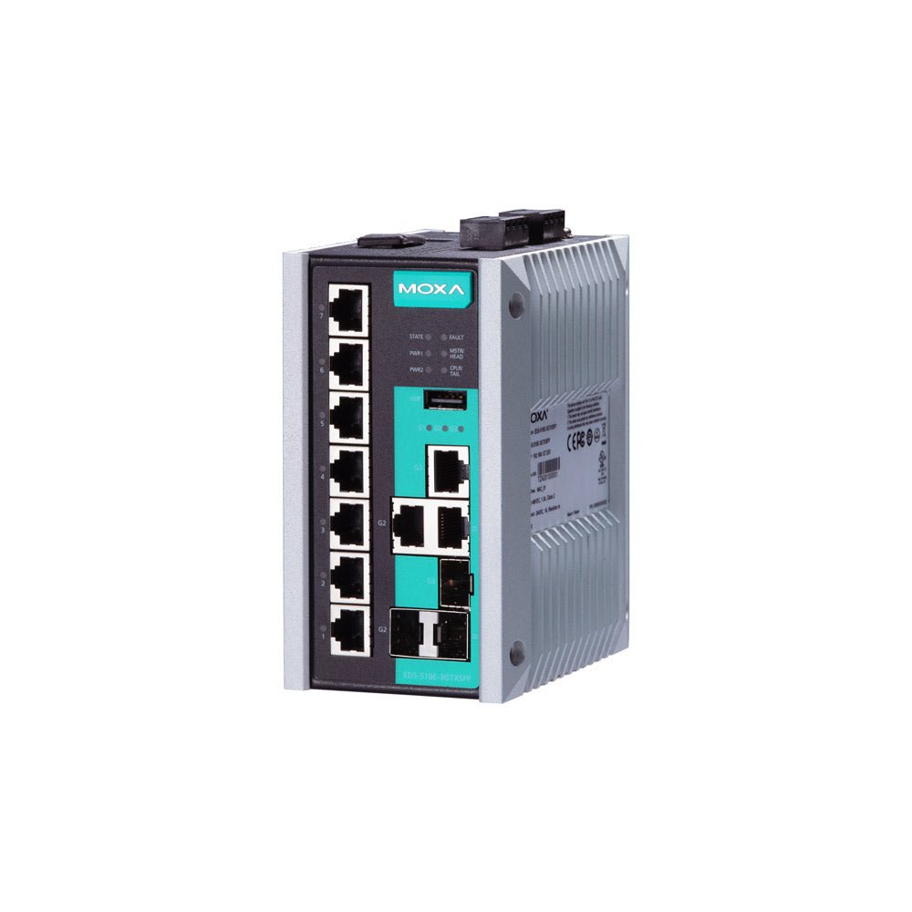 Moxa Ethernet Switch EDS 510E - 3GTXSFP - TNS Asia Pacific Pte Ltd