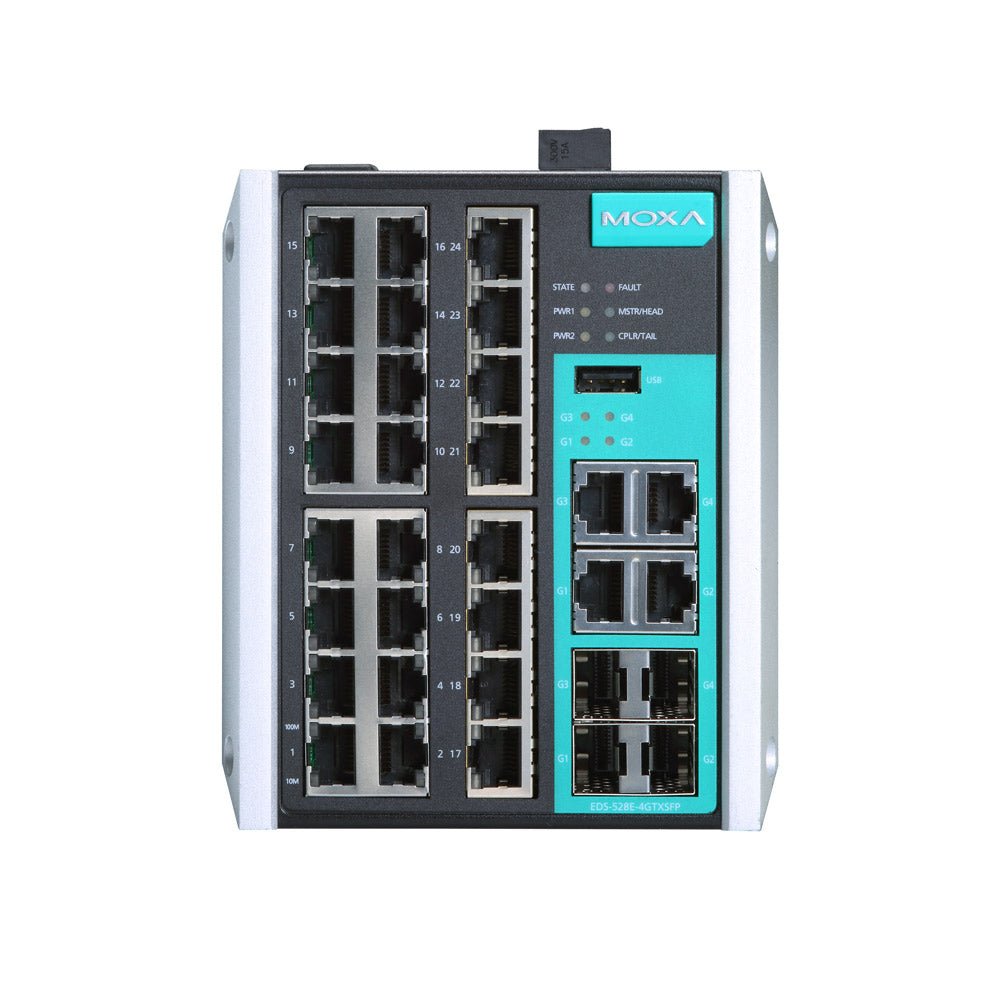 Moxa Ethernet Switch EDS 528E Series - TNS Asia Pacific Pte Ltd