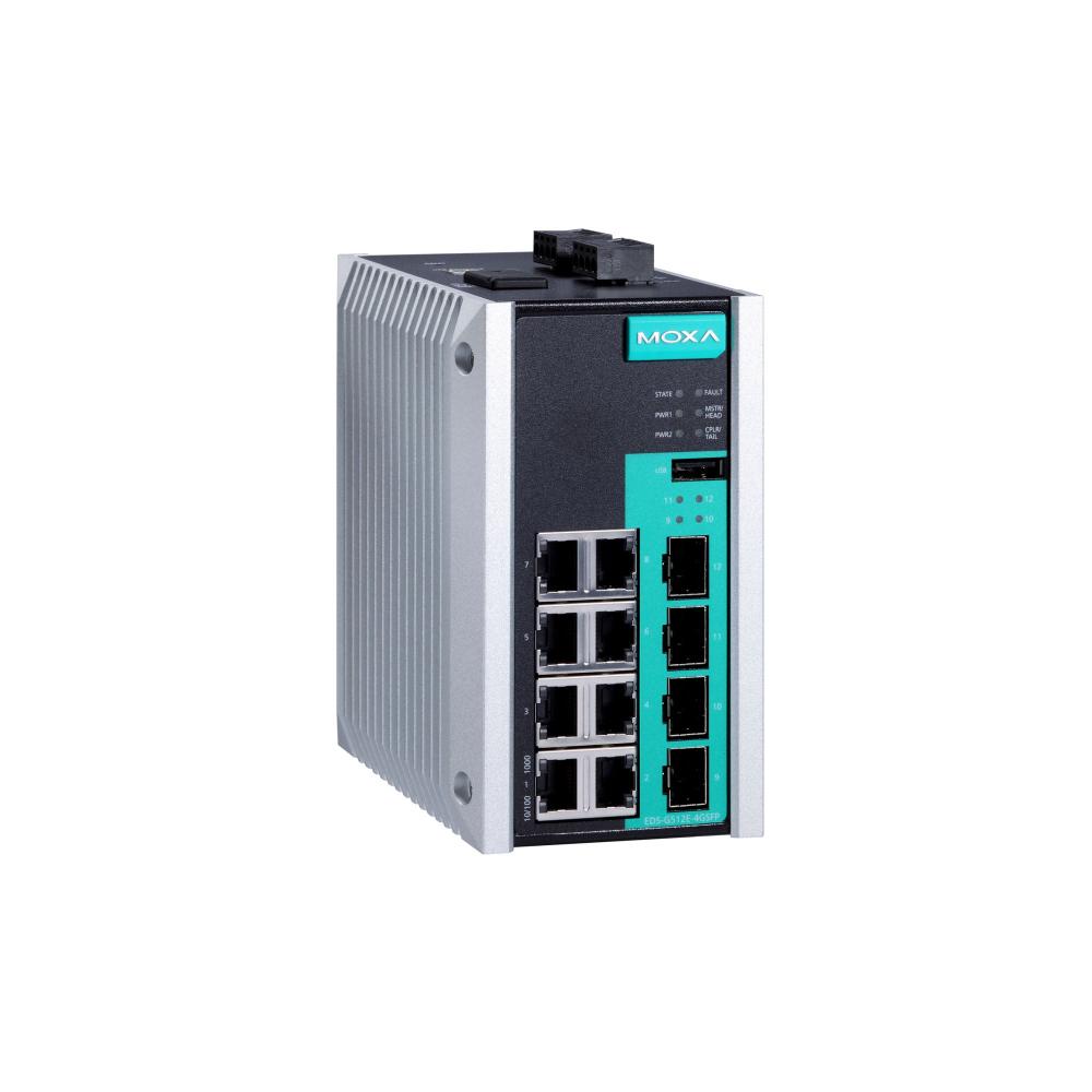 Moxa Ethernet Switch EDS G512E - TNS Asia Pacific Pte Ltd