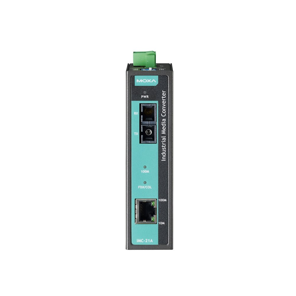 Moxa Ethernet to Fiber Converter IMC - 21A - TNS Asia Pacific Pte Ltd