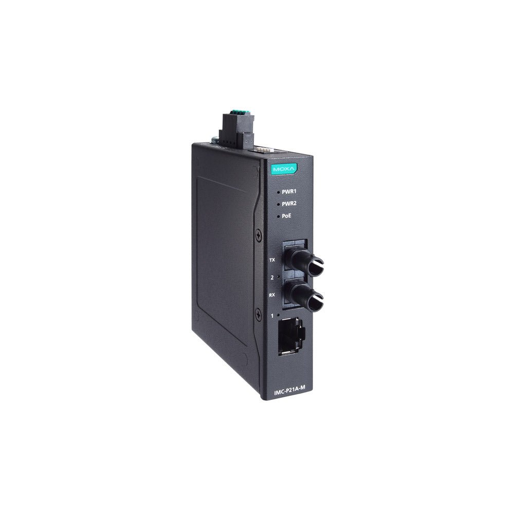 Moxa PoE+ Ethernet to Fiber Converters IMC - P21A - G2 - TNS Asia Pacific Pte Ltd