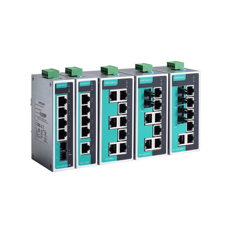 Unmanaged Network Switches - Moxa EDS