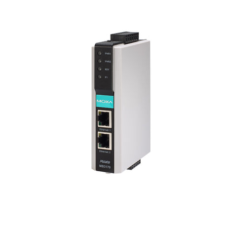 Advanced Modbus Gateway Moxa Mgate MB3170 side