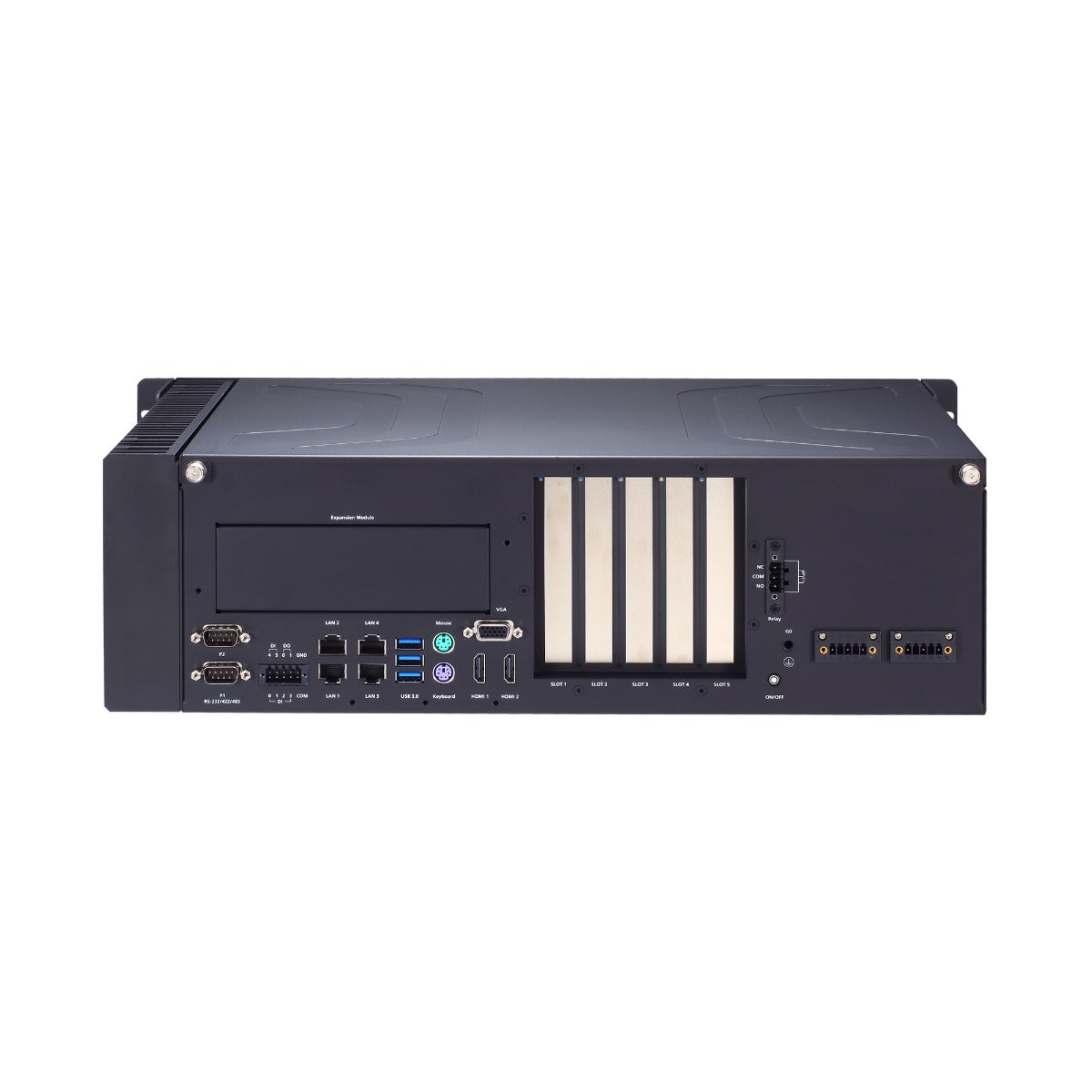 3U Rackmount Power Substation Computer | Moxa DA-820C  back