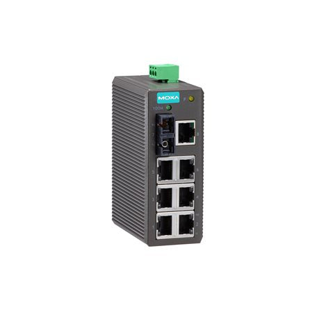 Moxa Ethernet Switch EDS-208 with fiber SC connector