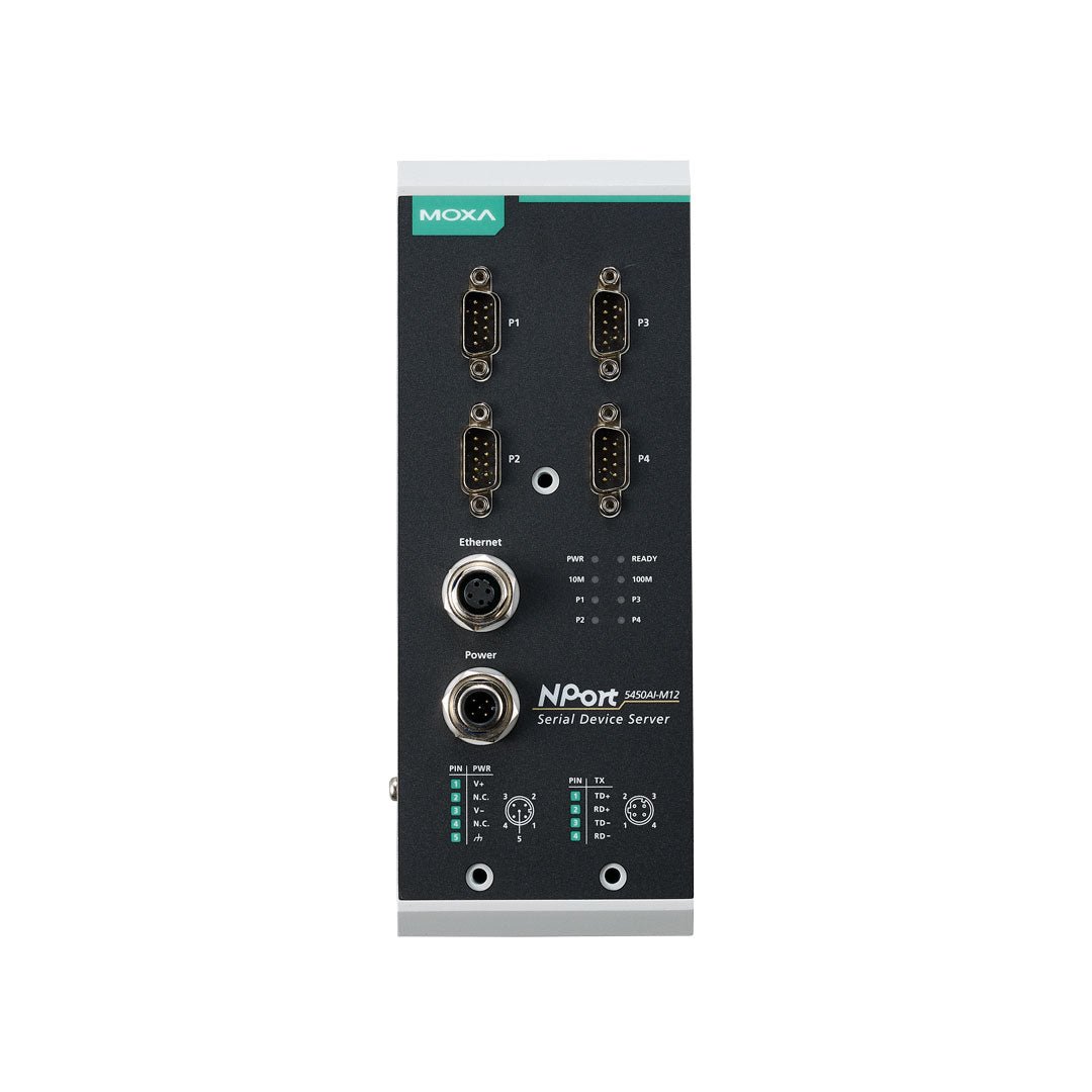 Moxa Device Server Nport 5450AI - M12 - TNS Asia Pacific Pte Ltd