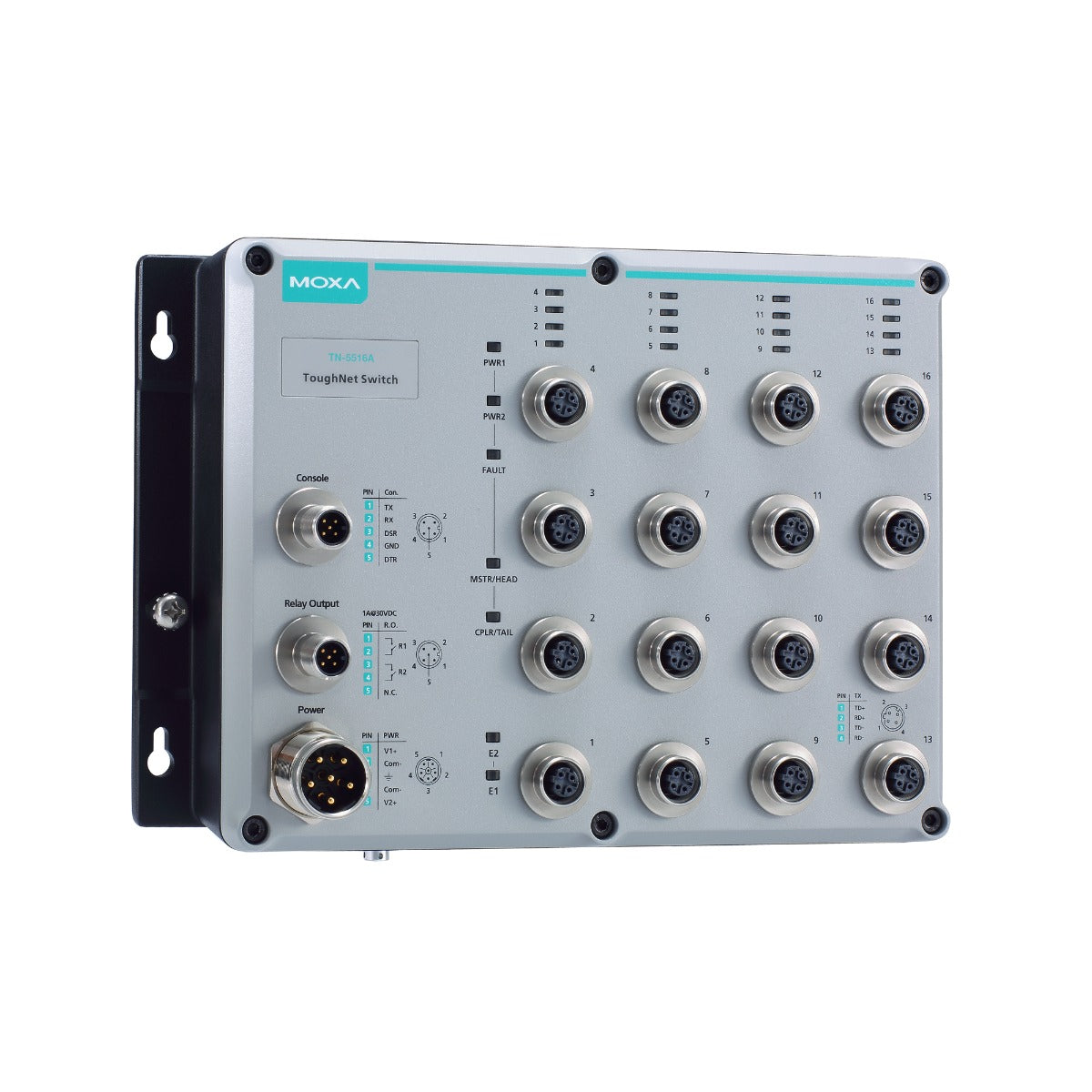 M12 Managed Network Switch | Moxa TN-5500A Series – TNS Asia