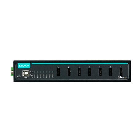 Moxa Industrial USB 2.0 Hub UPort 407 - TNS Asia Pacific Pte Ltd