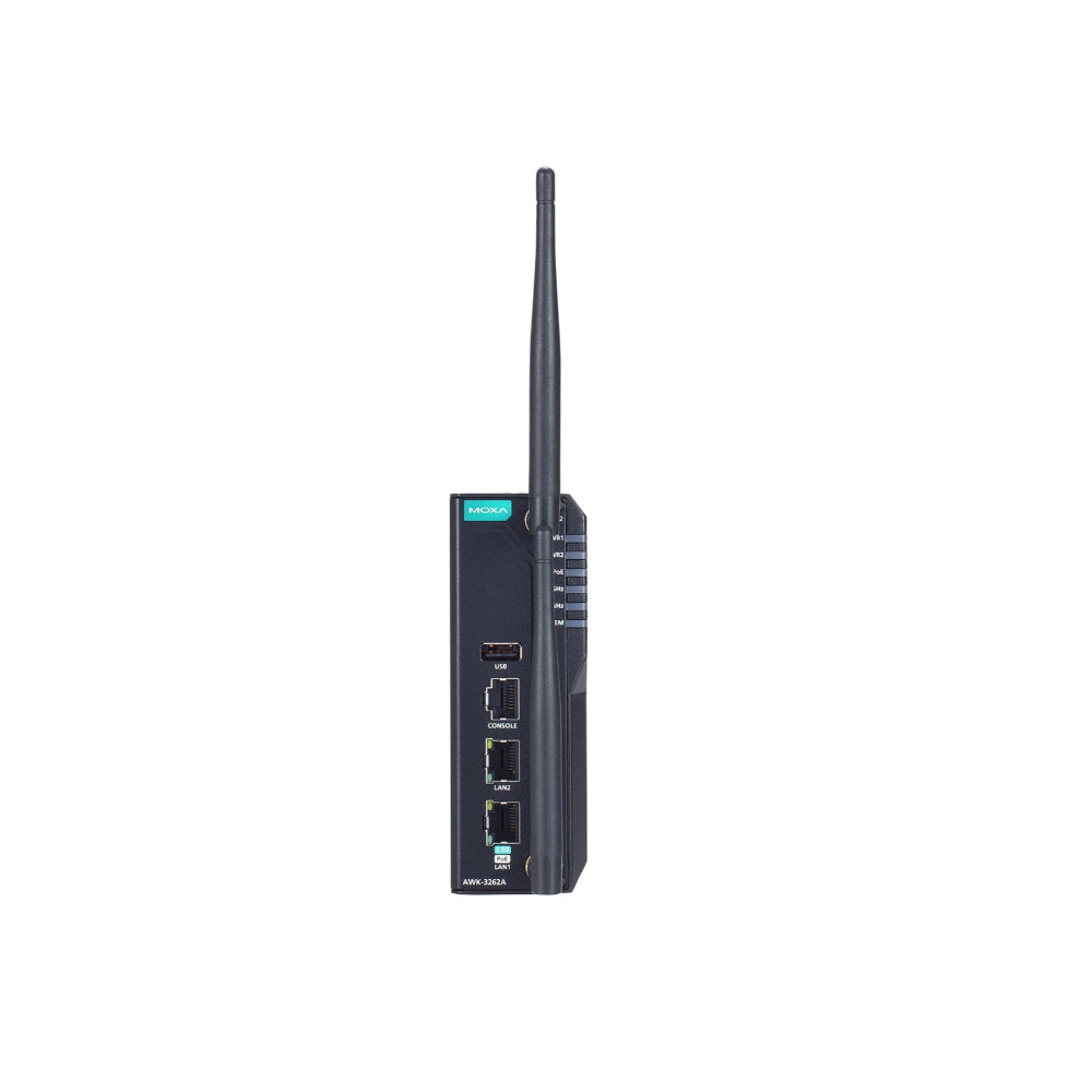 industrial wifi 6 access point moxa awk-3262a front view
