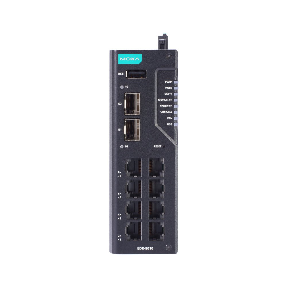 Industrial Secure Router with firewall/NAT | Moxa EDR 8010 – TNS Asia ...