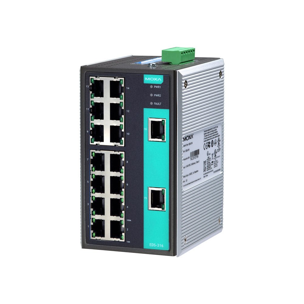 Moxa Ethernet Switch EDS 316 Series - TNS Asia Pacific Pte Ltd