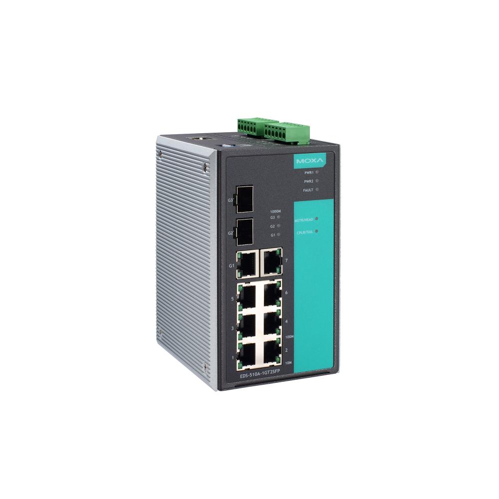 Moxa Ethernet Switch EDS 510A - TNS Asia Pacific Pte Ltd