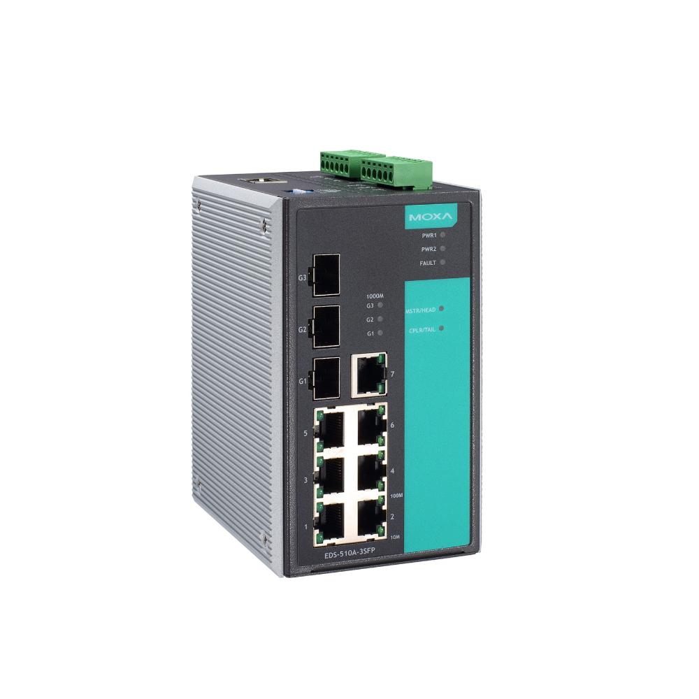 Moxa Ethernet Switch EDS 510A - TNS Asia Pacific Pte Ltd
