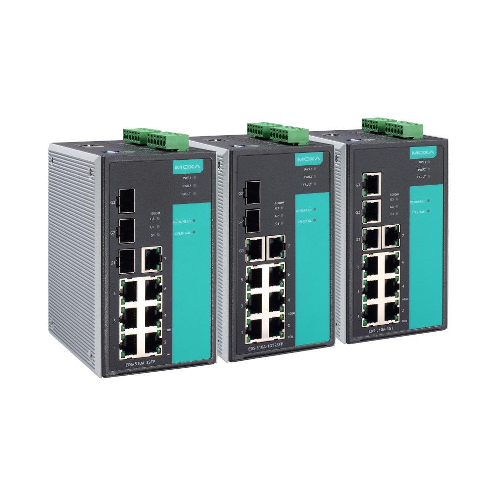 Moxa Ethernet Switch EDS 510A - TNS Asia Pacific Pte Ltd