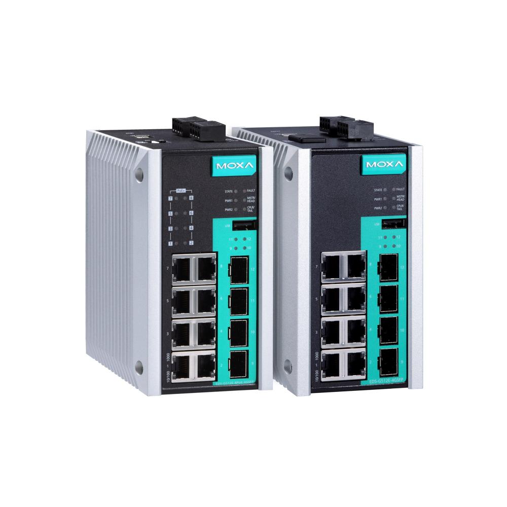 Moxa Ethernet Switch EDS G512E - TNS Asia Pacific Pte Ltd