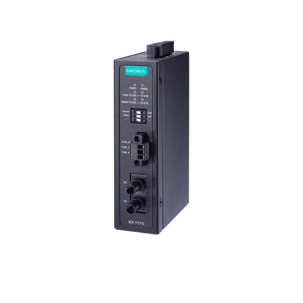 Moxa CAN to Fiber Converter ICF - 1171I - TNS Asia Pacific Pte Ltd