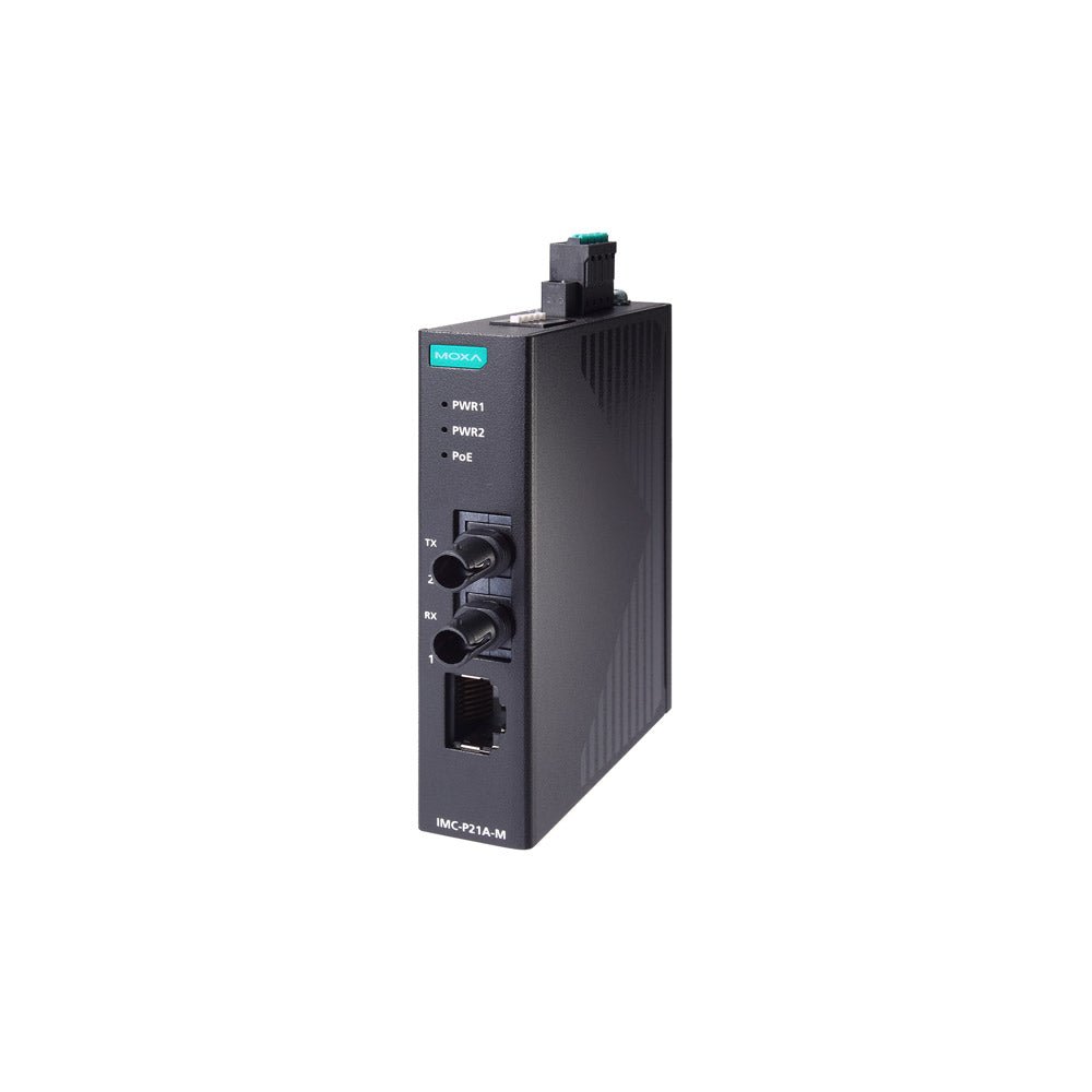 Moxa PoE+ Ethernet to Fiber Converters IMC - P21A - G2 - TNS Asia Pacific Pte Ltd