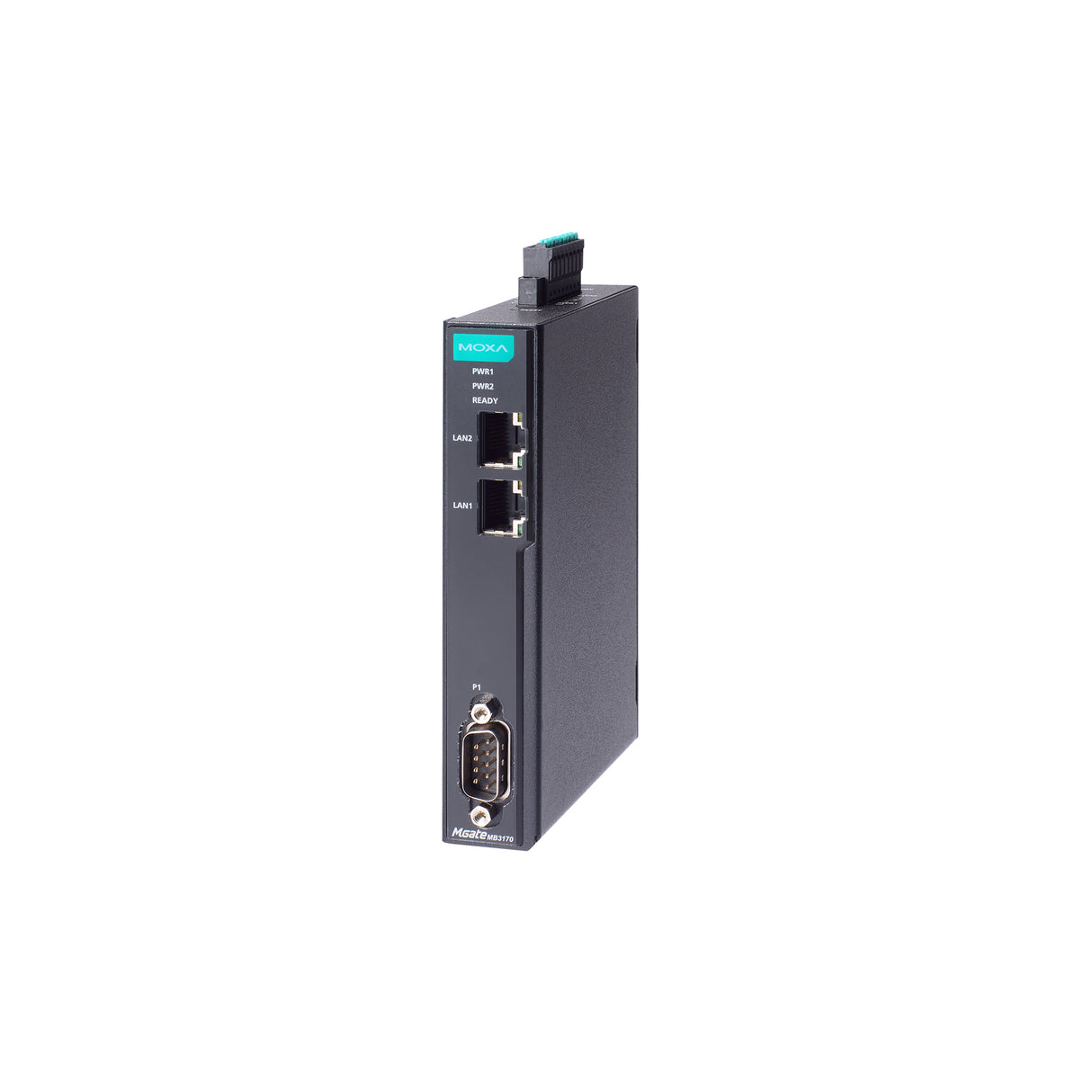 Moxa Advanced Modbus Gateway MGate MB3170-G2 (Gen 2) left view