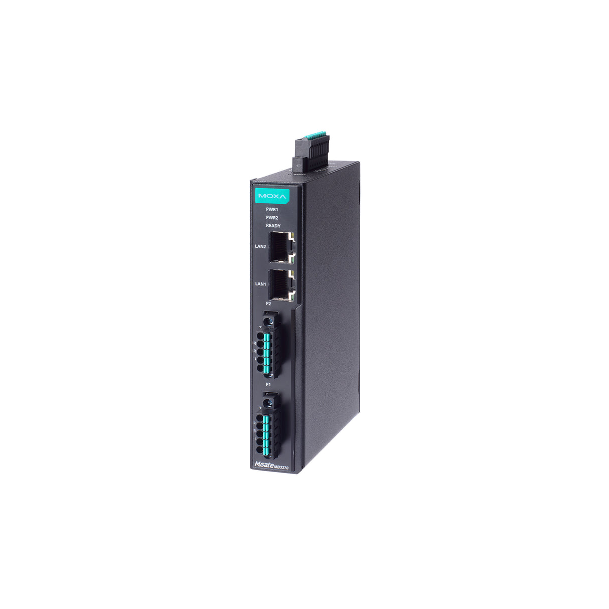 Moxa Advanced Modbus Gateway MGate MB3170-TB-G2 (Gen 2) left view
