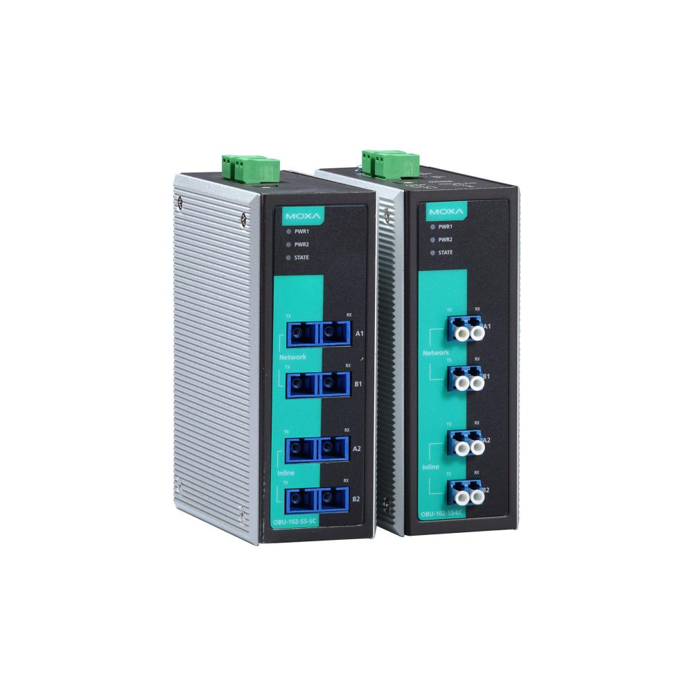 Moxa Fiber Bypass Units OBU - 102 - TNS Asia Pacific Pte Ltd