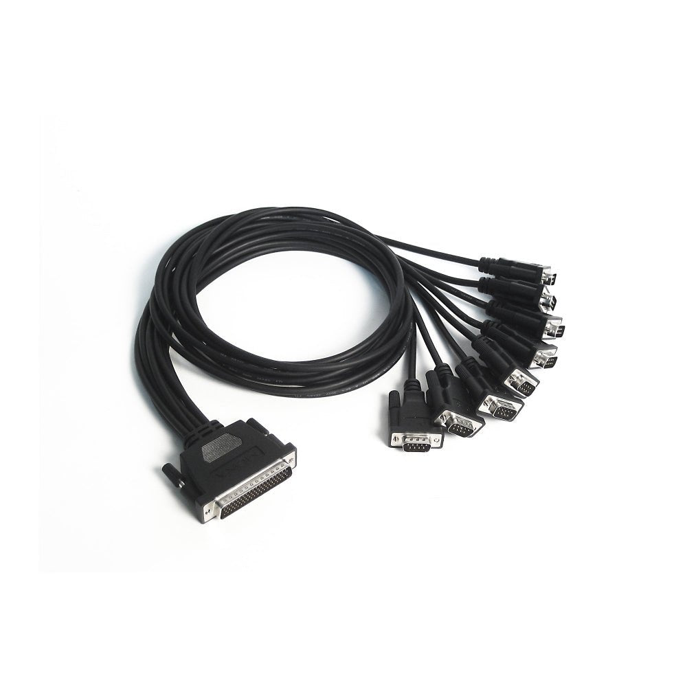 Industrial 8 Port DB9 Serial Cable | Moxa CBL-M68M9x8-100