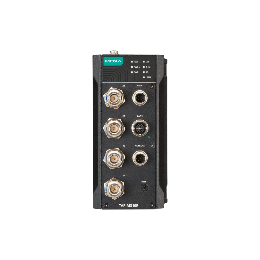 Wi-Fi 6 railway wayside AP/client moxa-tap-m310r-series front view