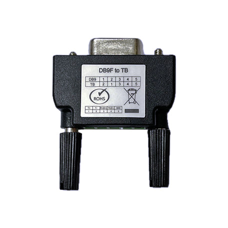 TNS DB9 to Terminal Block Adapter Back View
