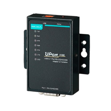 Isolated 1 port RS232/422/485 to USB Converter | Moxa UPort 1150I